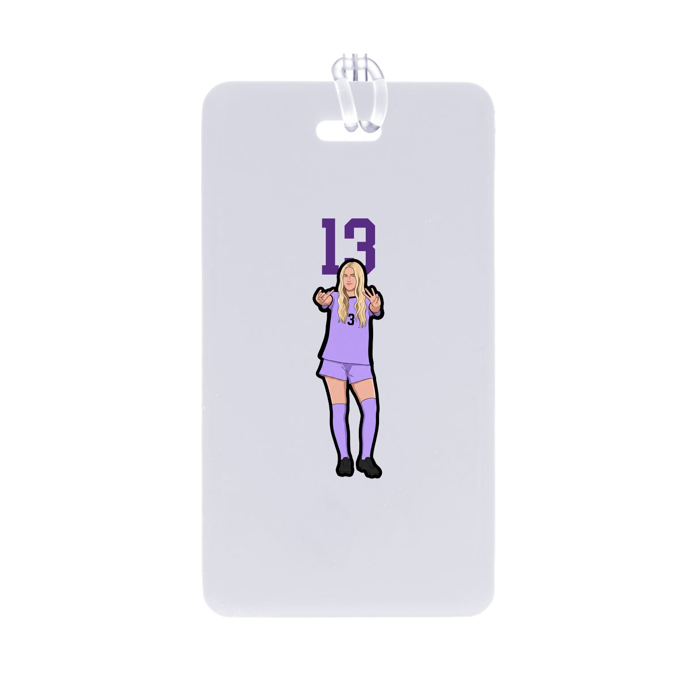 Bag Tag — Number Top in Classic