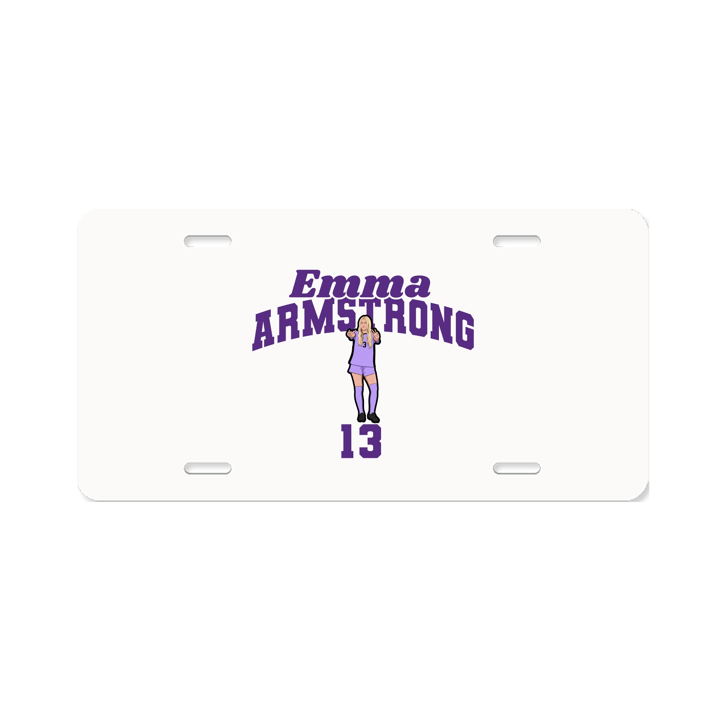 License Plate — Signature Arch in Classic