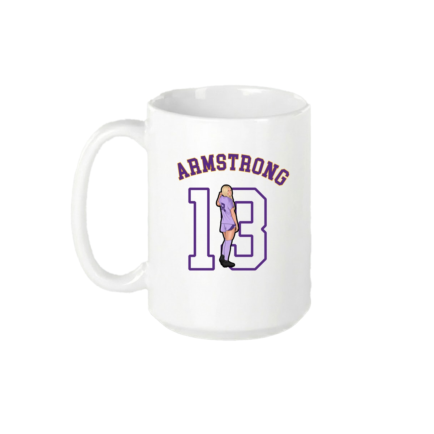 15oz Coffee Mug — Shirsey Arch in White