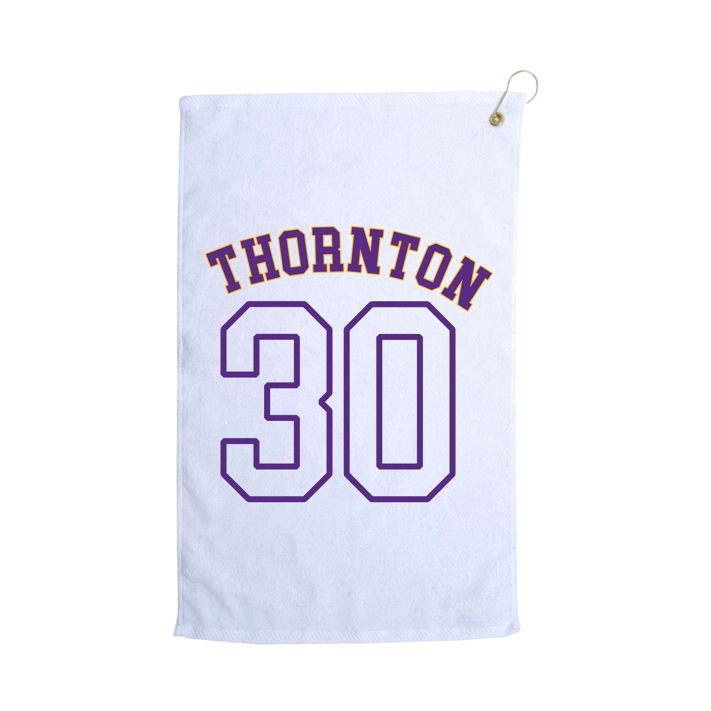 Golf Towel — Shirsey Arch in White