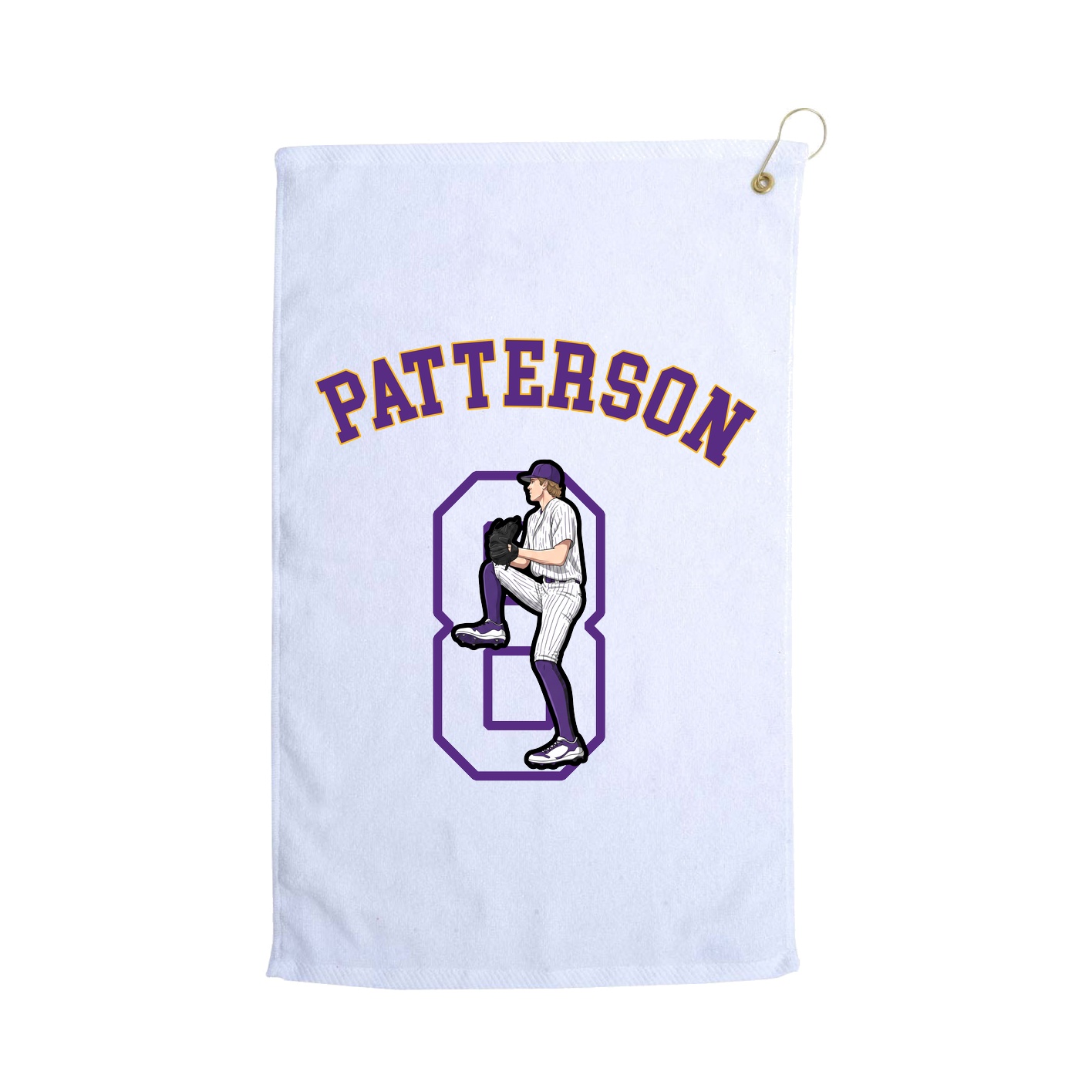 Golf Towel — Shirsey Arch in White