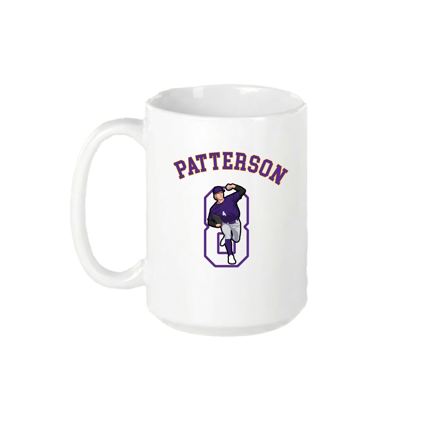 15oz Coffee Mug — Shirsey Arch in White