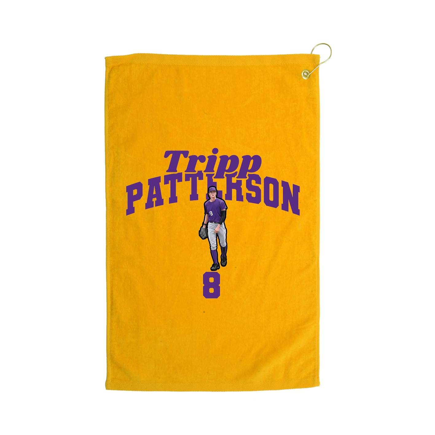 Golf Towel — Signature Arch in Gold