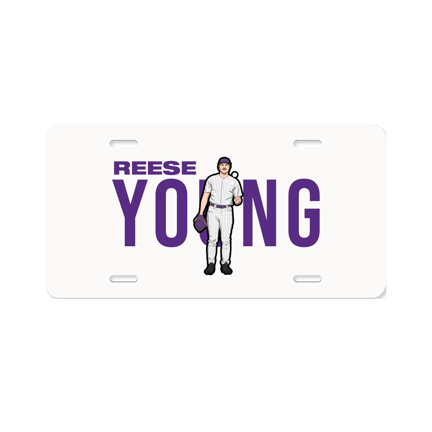 License Plate — Player Name in Classic