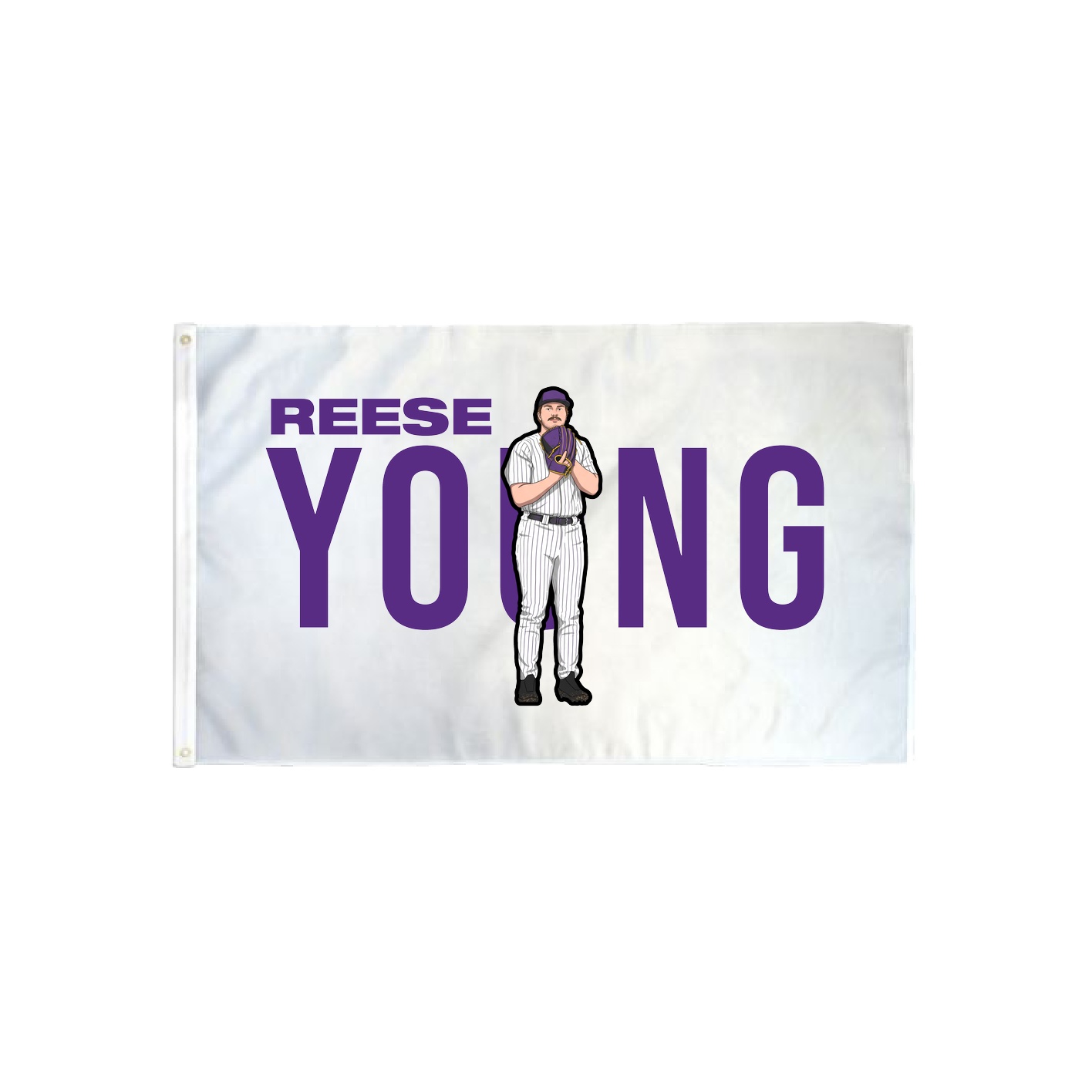 3x5 Flag — Player Name in Classic