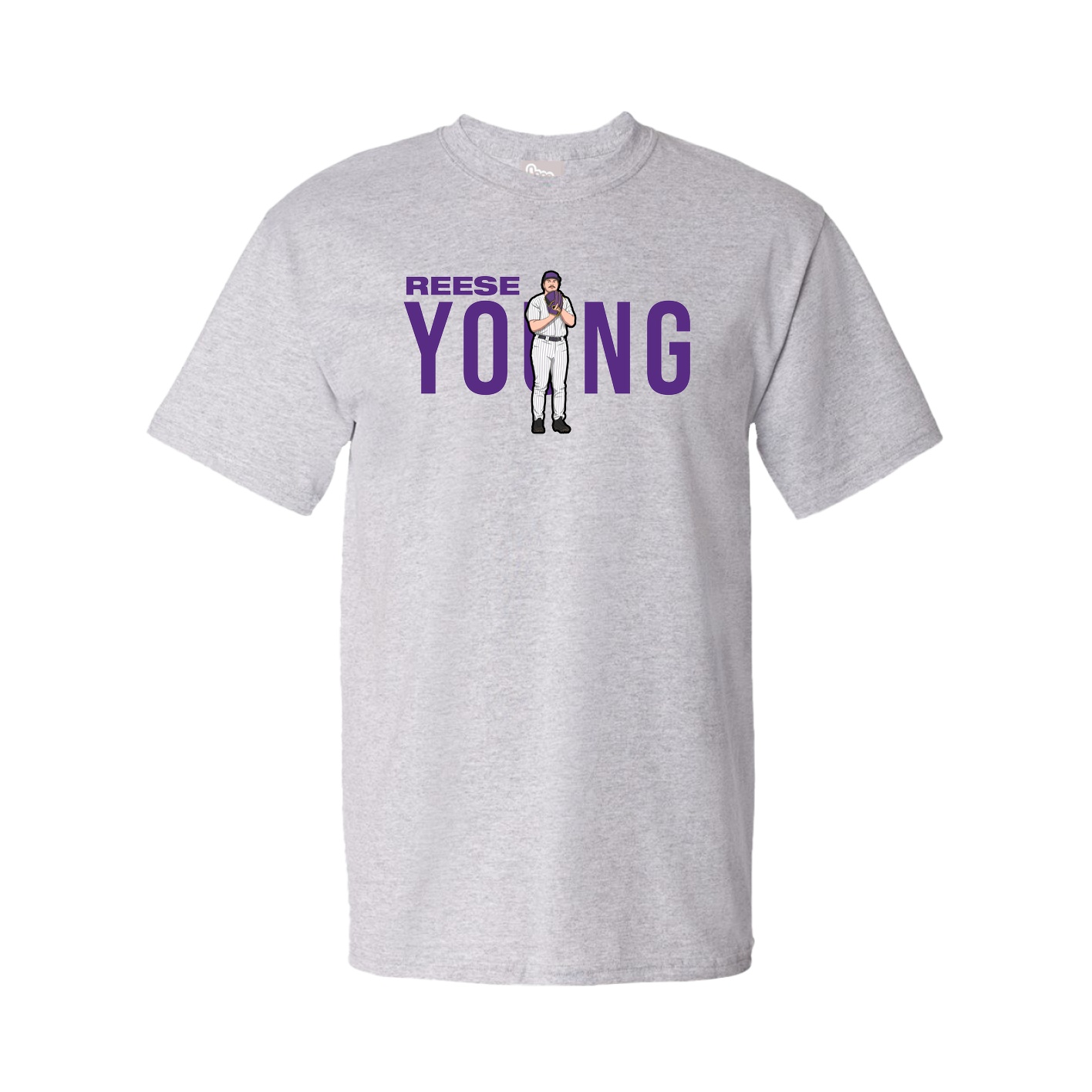 Youth Tee — Player Name in Grey