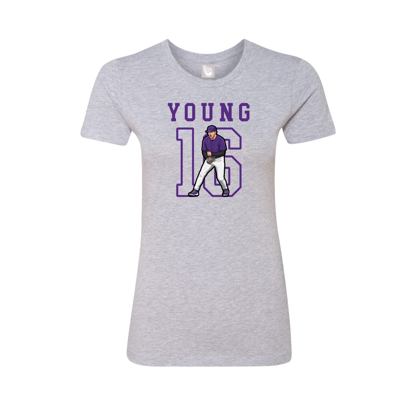 Fitted Women's Tee — Shirsey in Grey