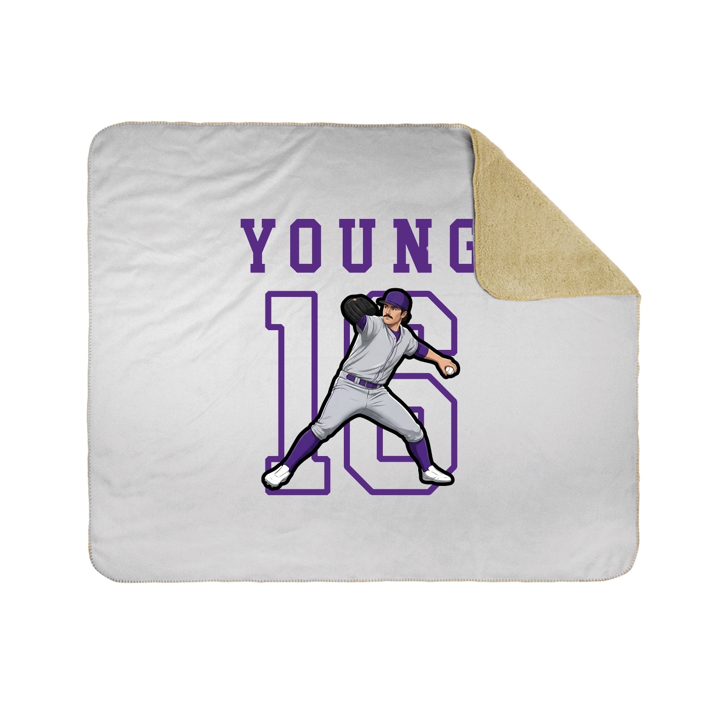 Throw Blanket — Shirsey in White