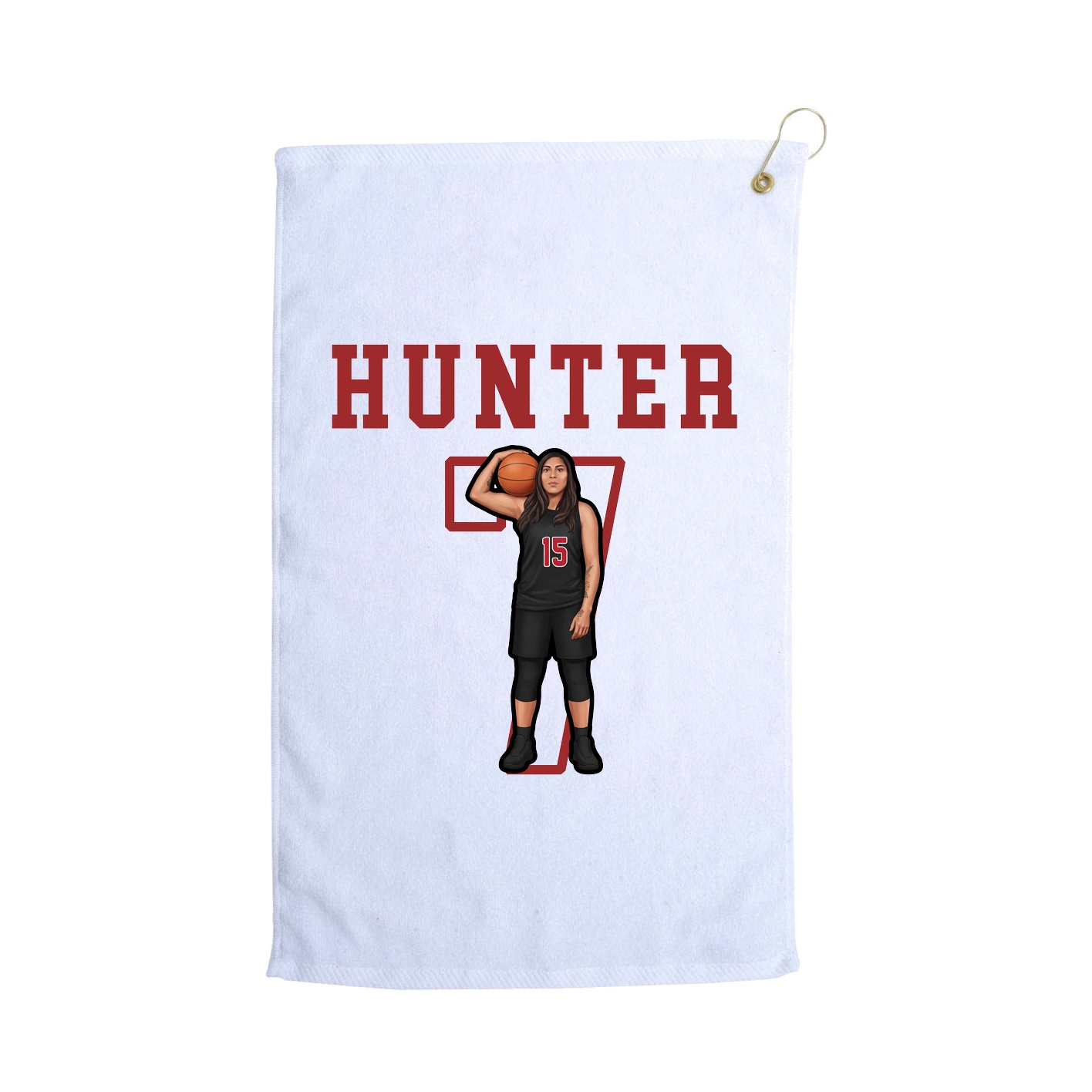 Golf Towel — Shirsey in White
