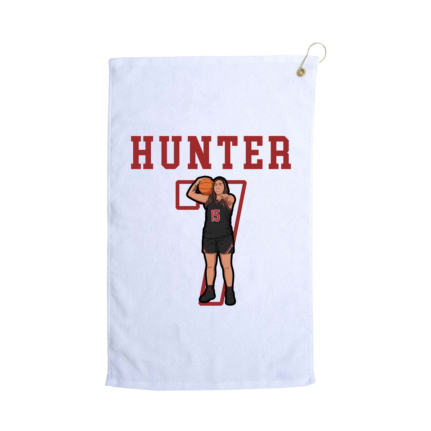 Golf Towel — Shirsey in White