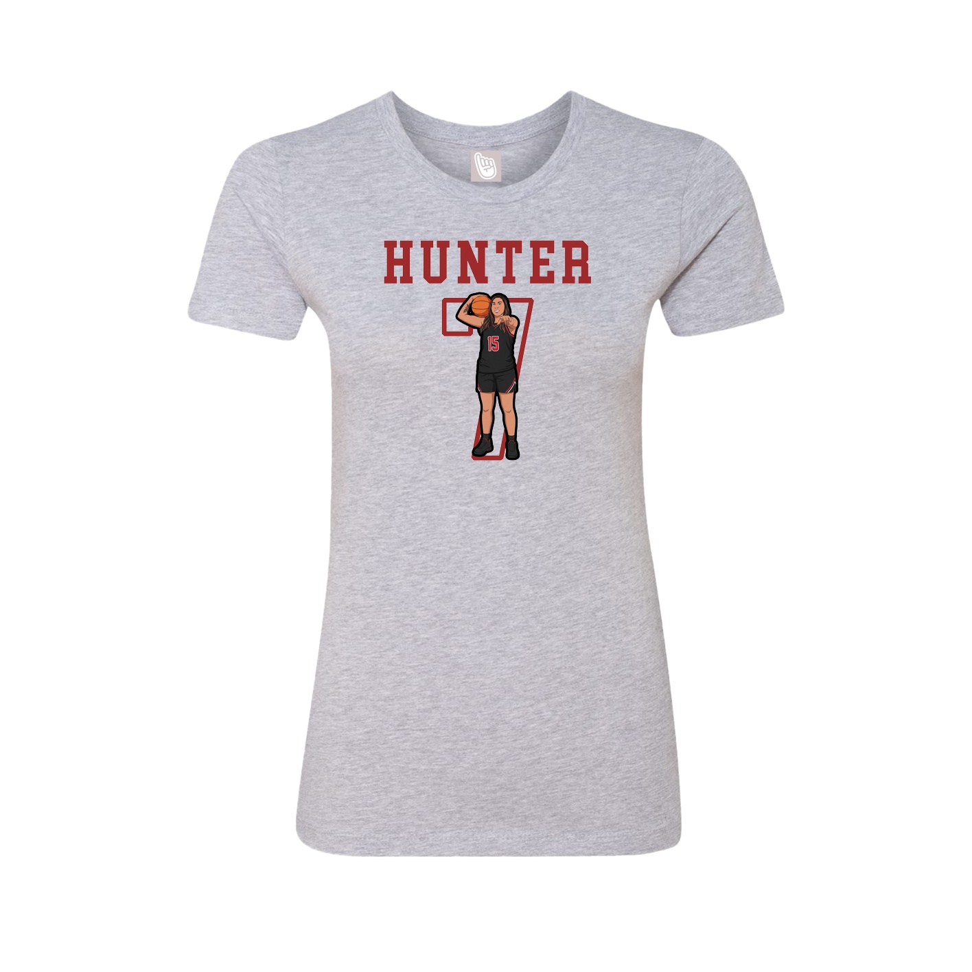 Fitted Women's Tee — Shirsey in Grey