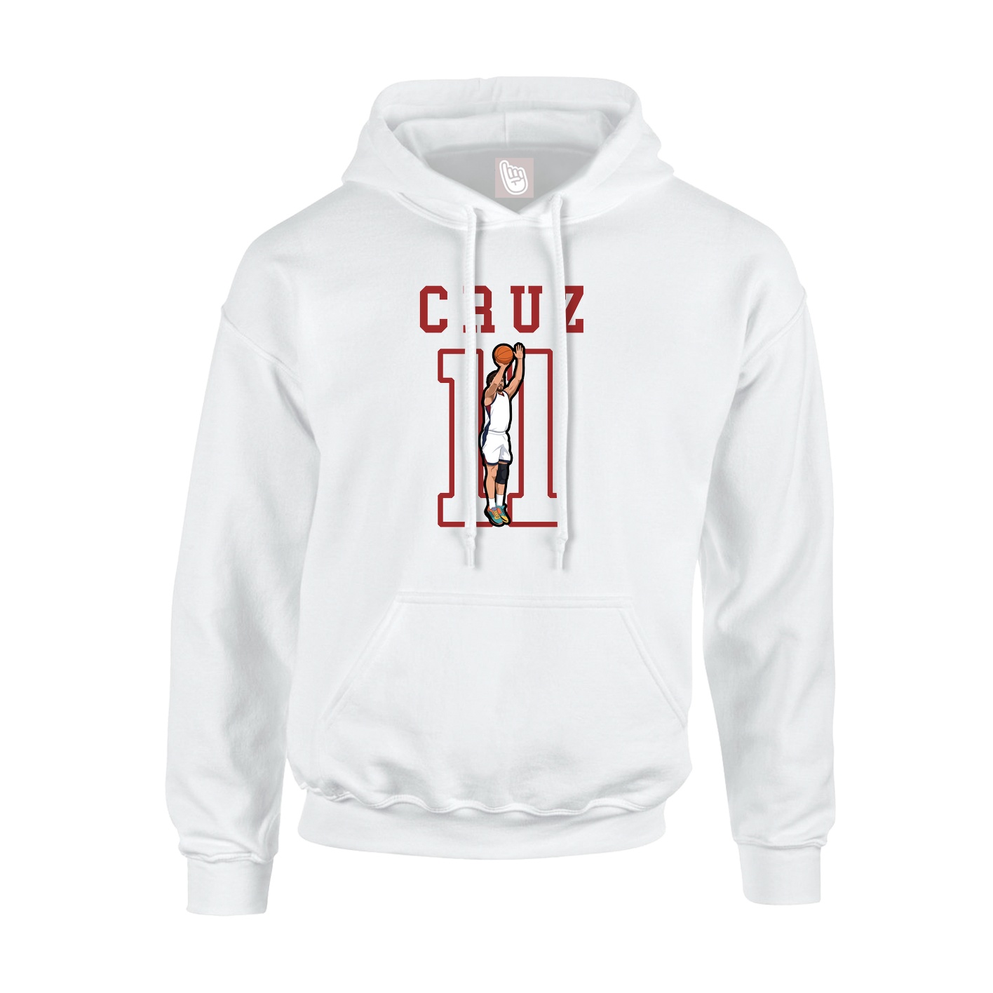 Hoodie — Shirsey in White
