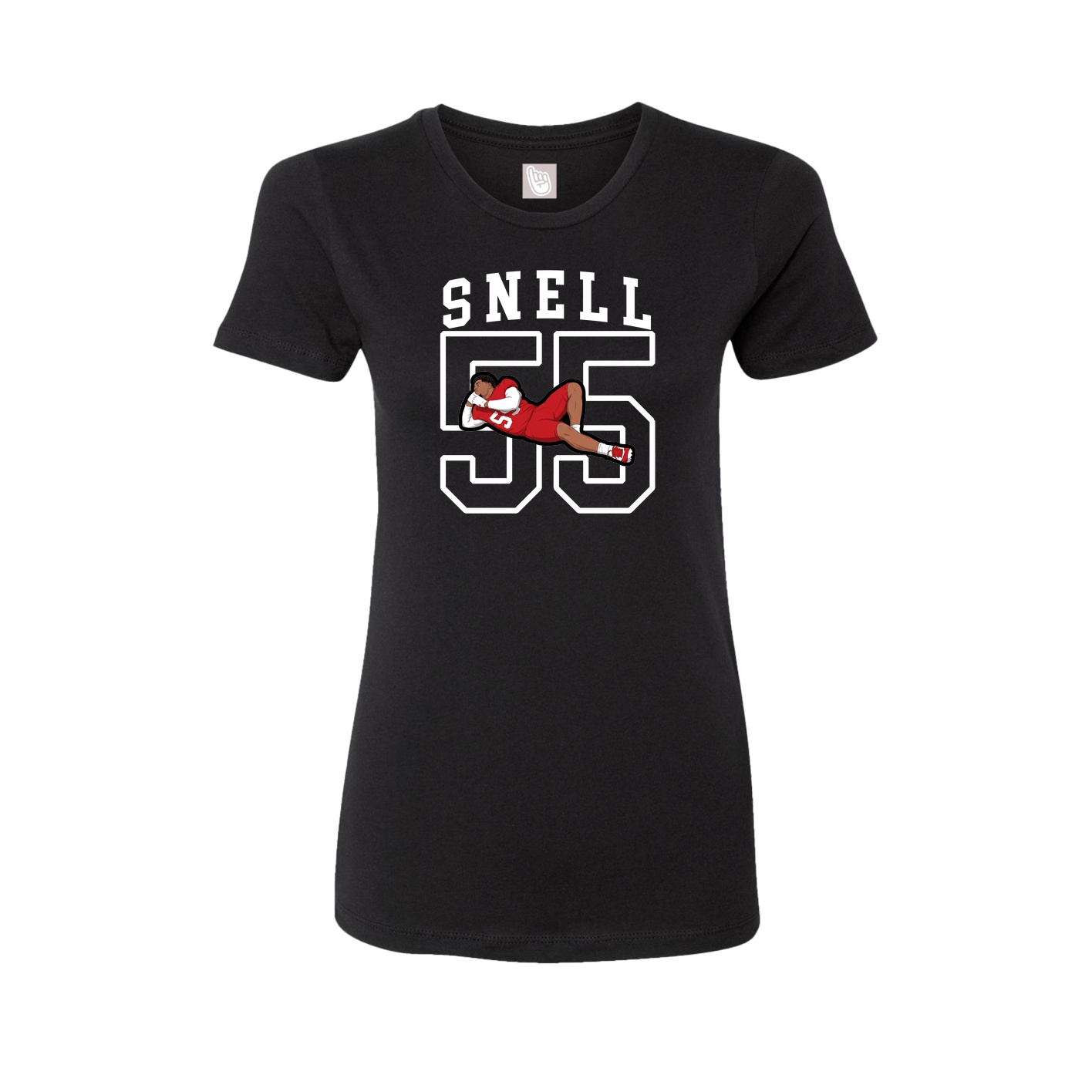 Fitted Women's Tee — Shirsey in Black