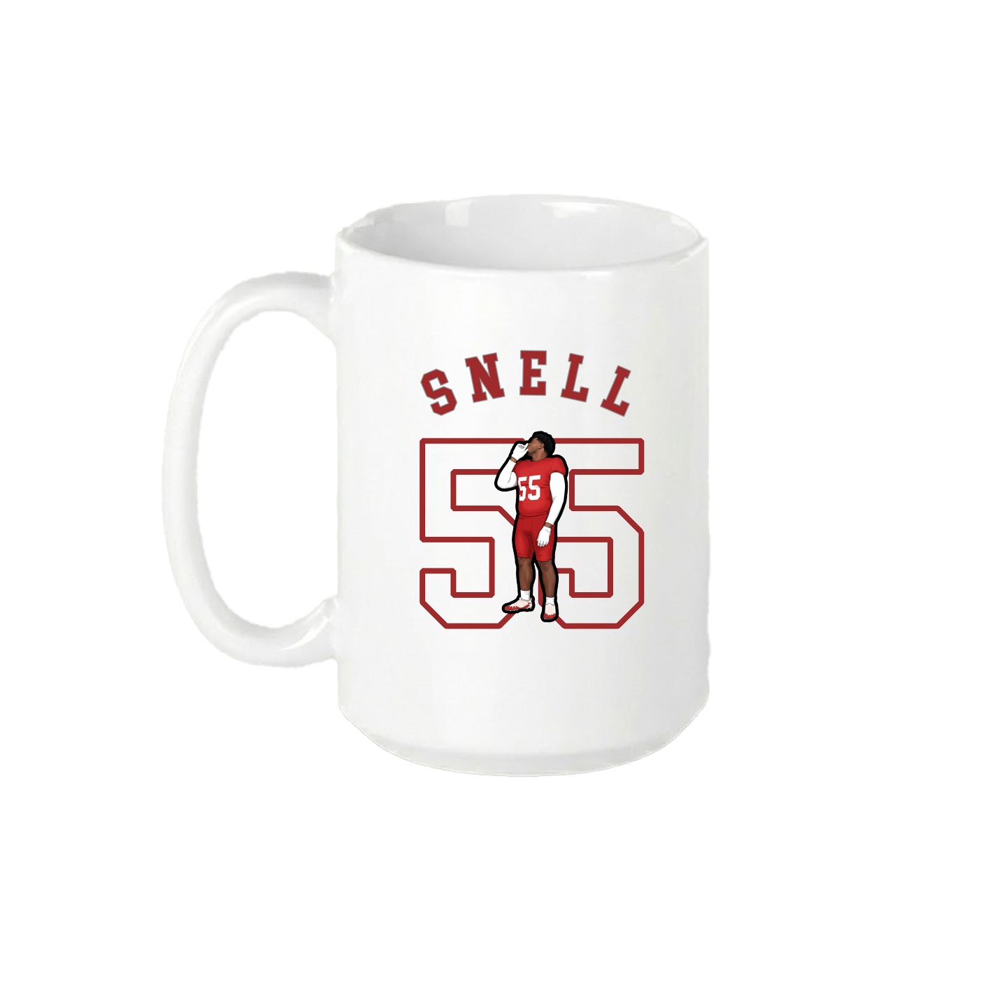15oz Coffee Mug — Shirsey Arch in White