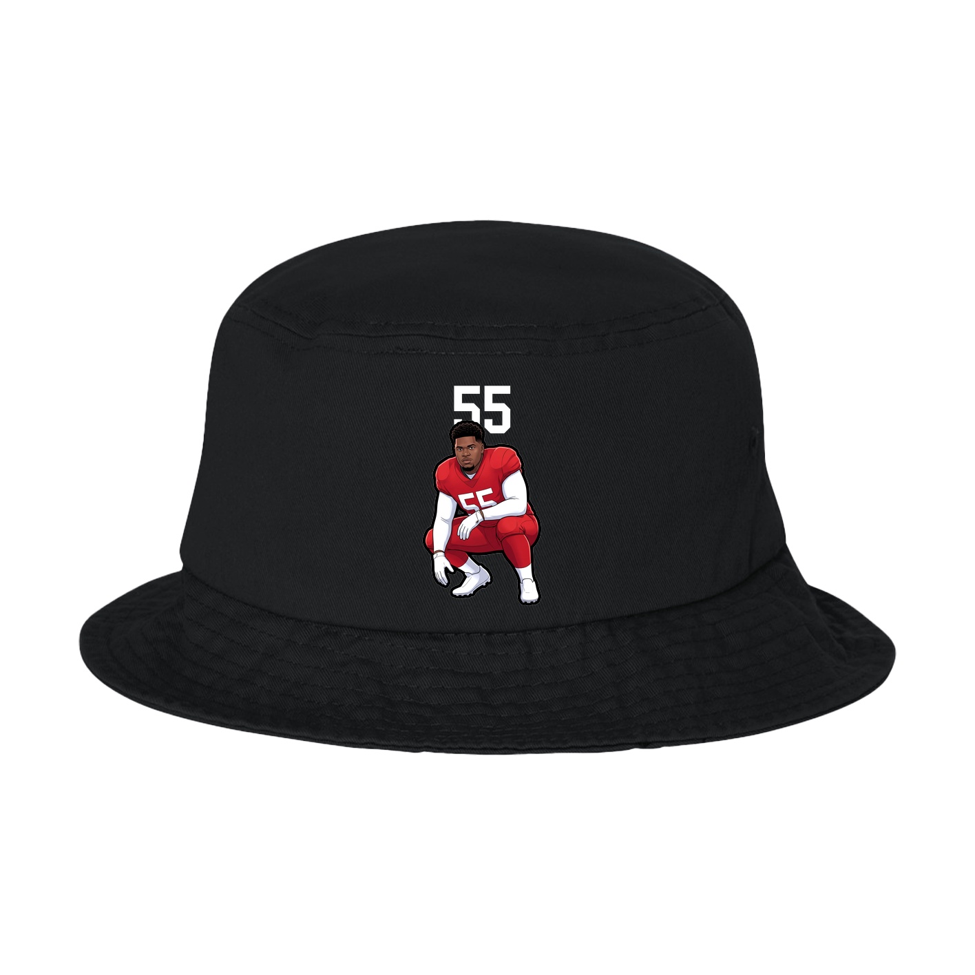 Bucket Cap — Number Top in Black