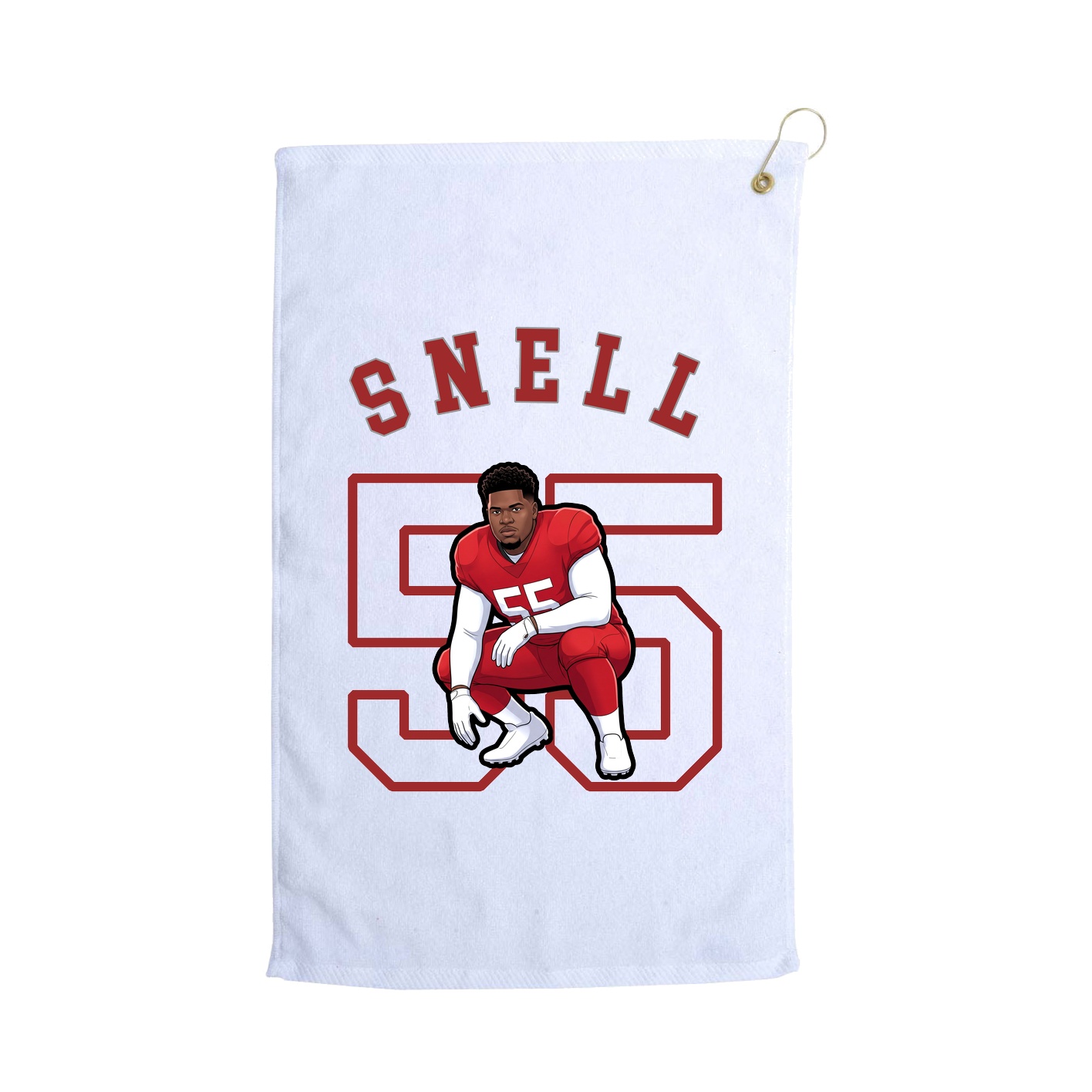 Golf Towel — Shirsey Arch in White