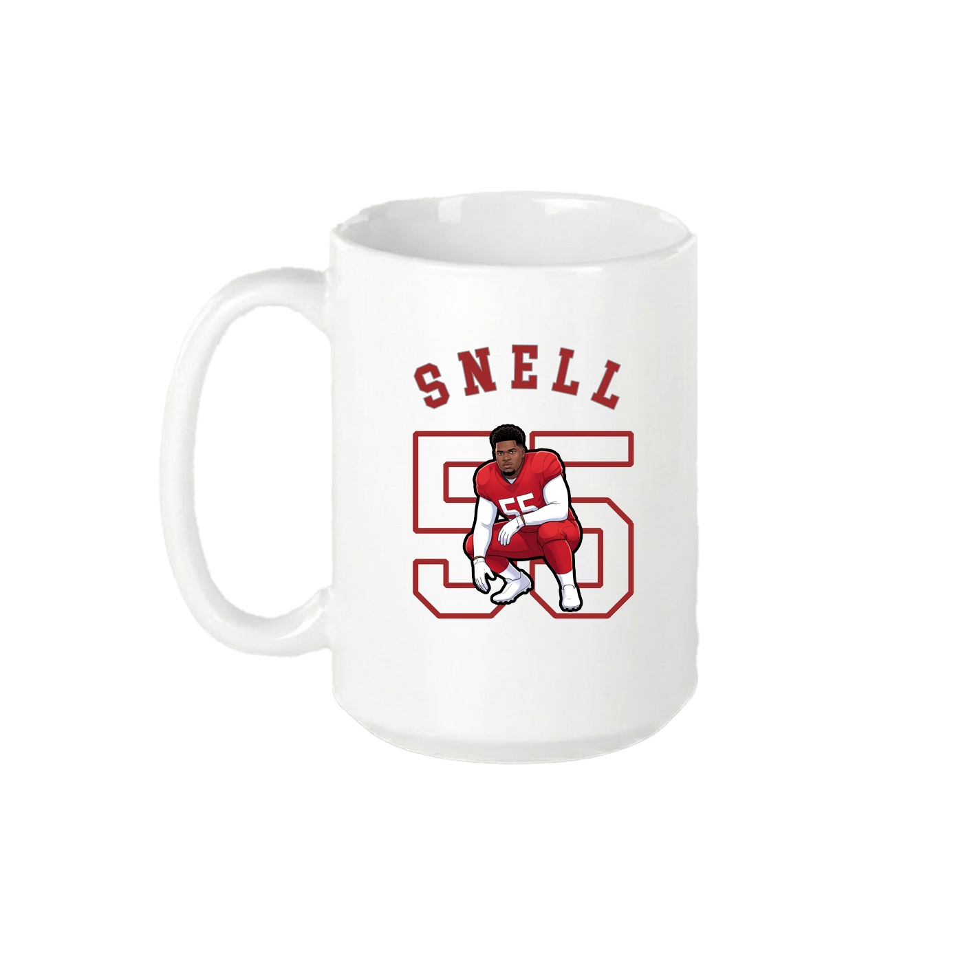 15oz Coffee Mug — Shirsey Arch in White