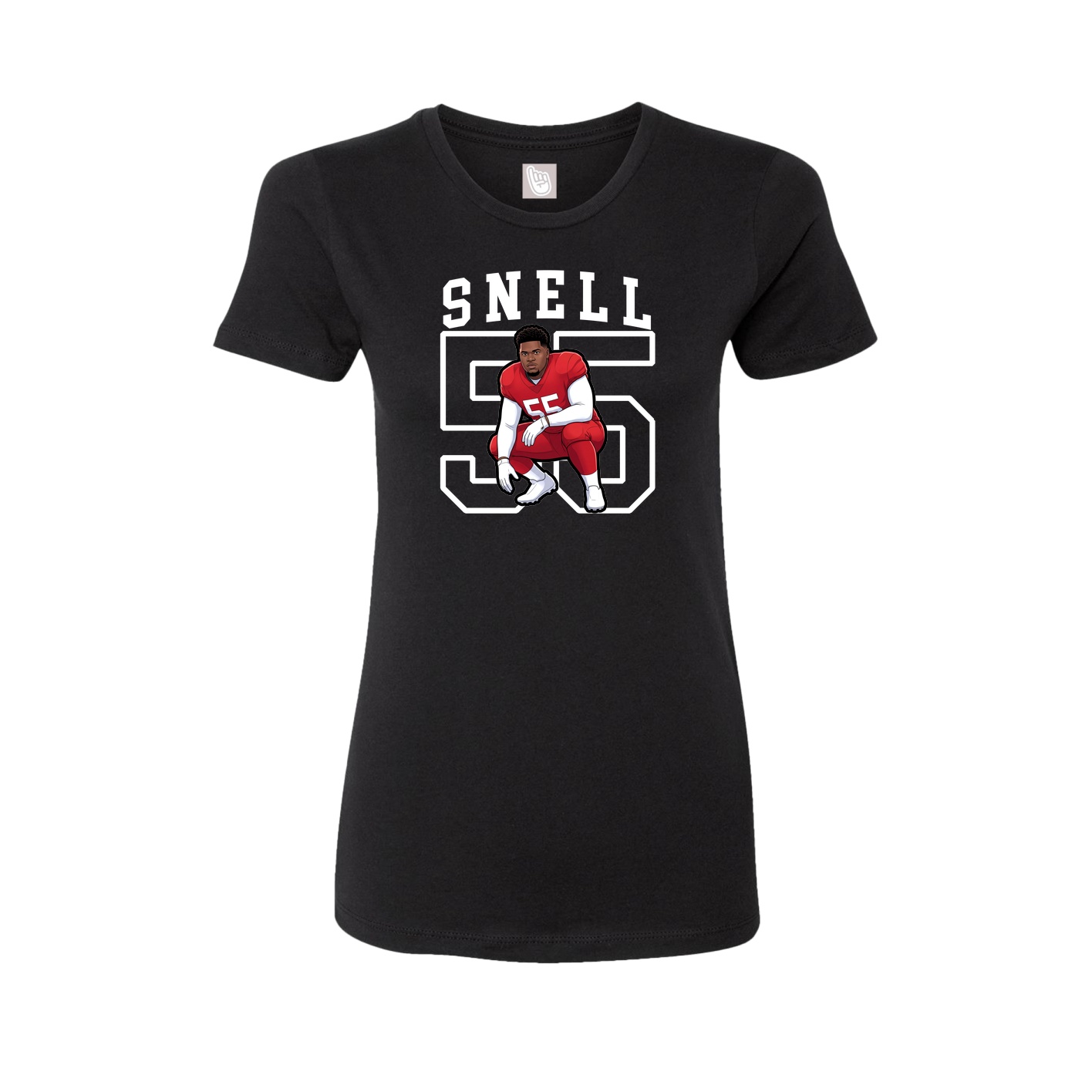Fitted Women's Tee — Shirsey in Black