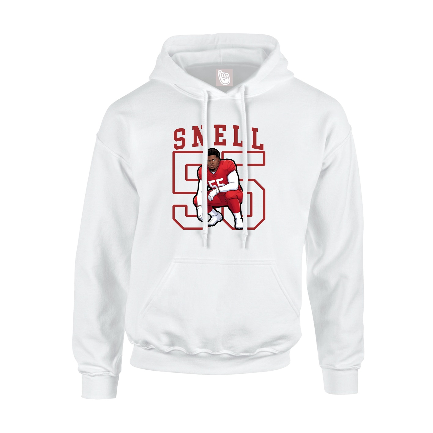 Youth Hoodie — Shirsey in White