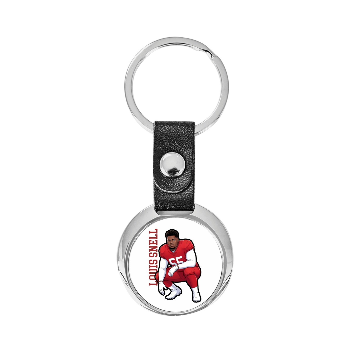 Key Chain — Name Vertical in Classic