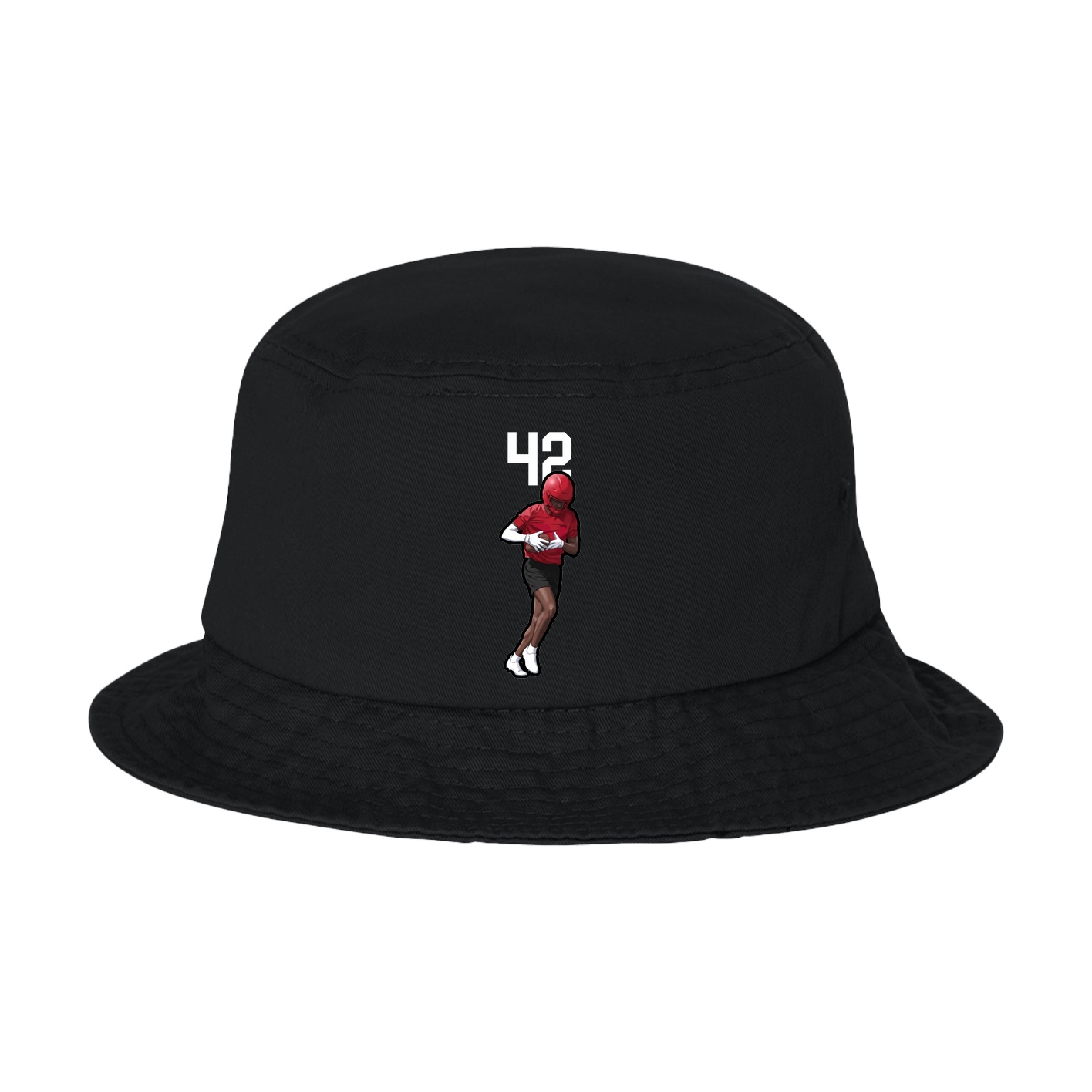 Bucket Cap — Number Top in Black