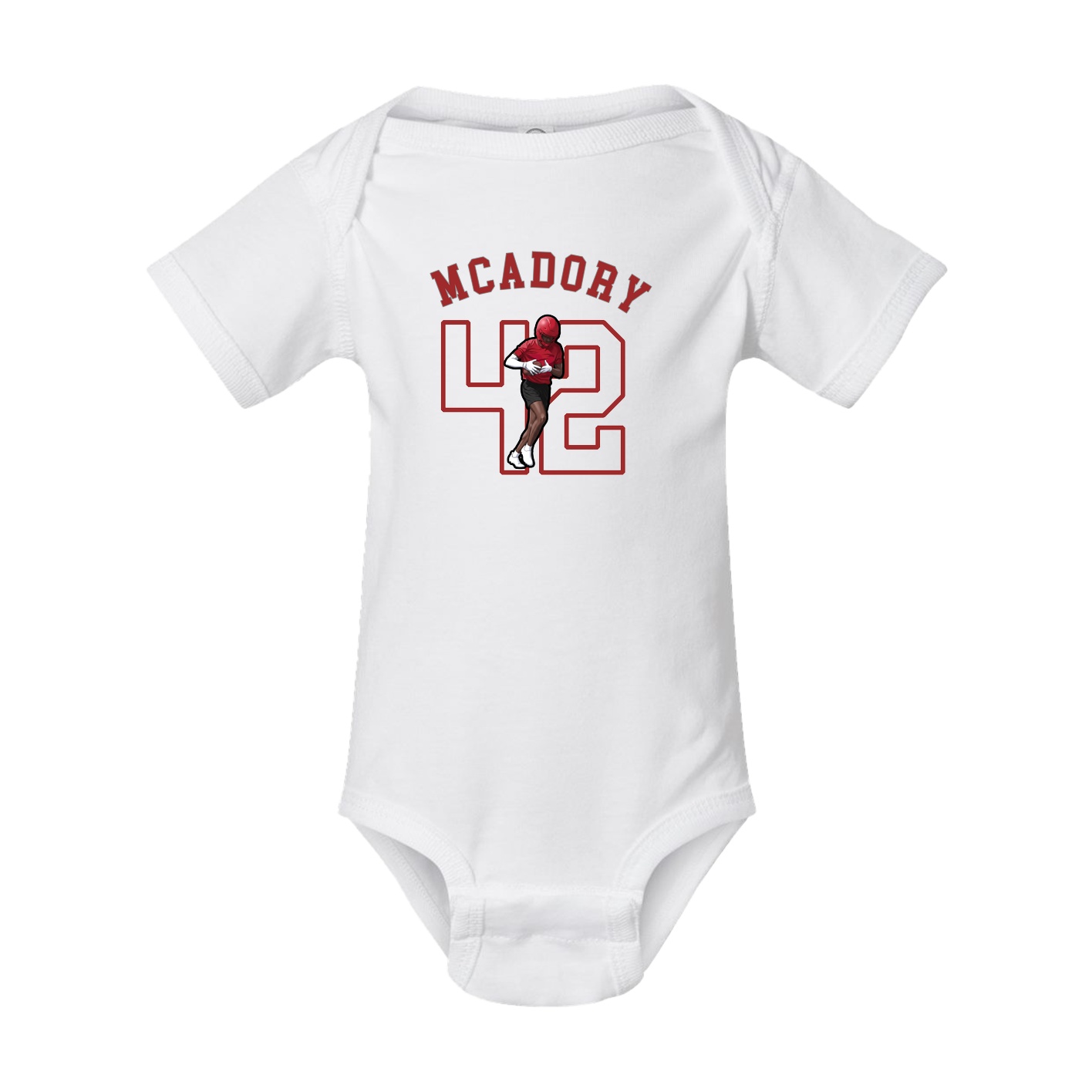 Baby Onesie — Shirsey Arch in White