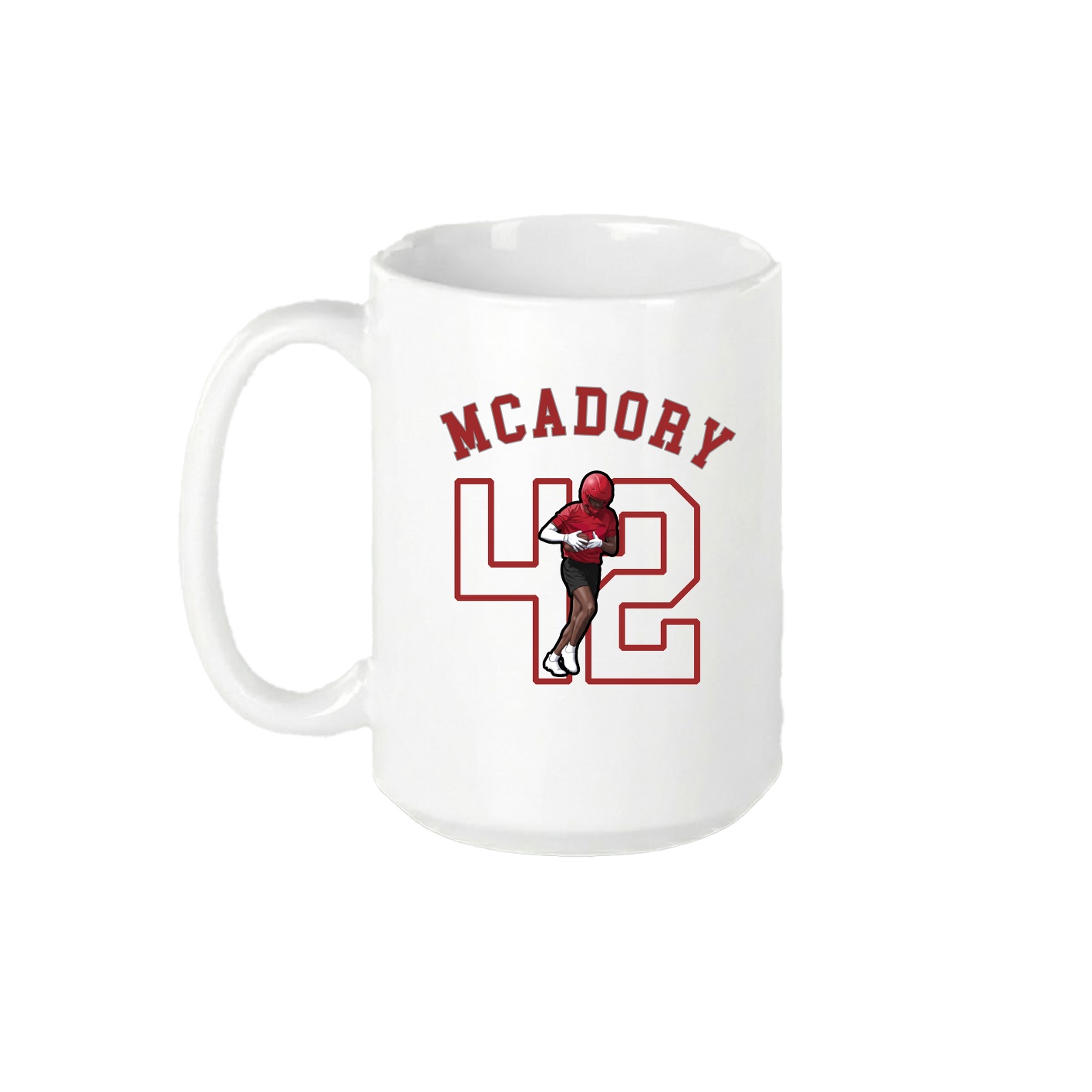 15oz Coffee Mug — Shirsey Arch in White