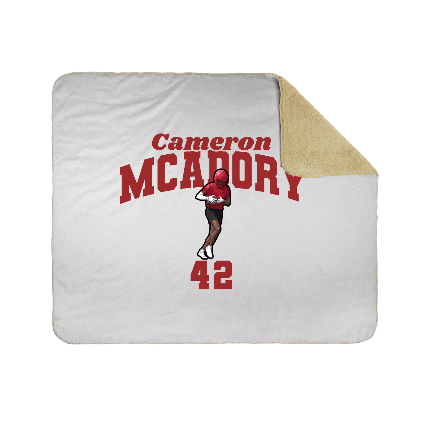 Throw Blanket — Signature Arch in White