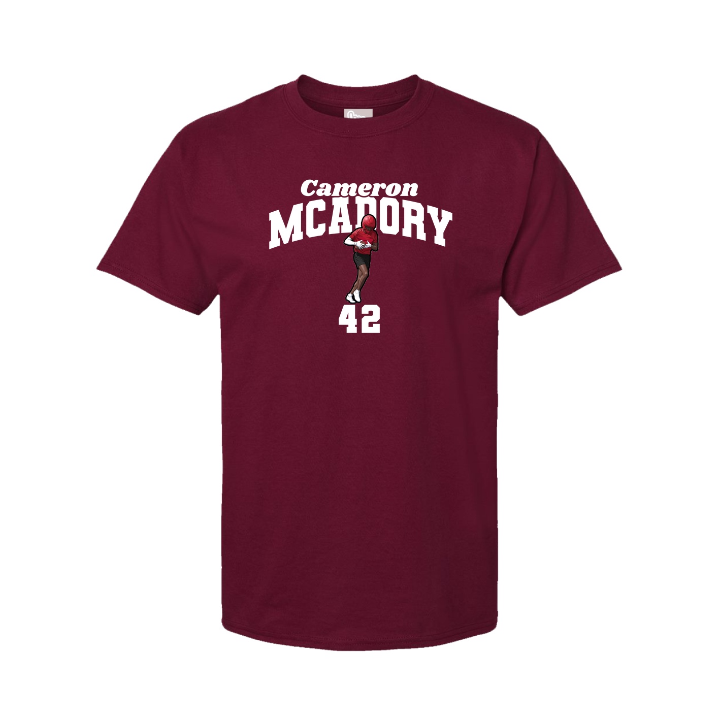 Youth Tee — Signature Arch in Cardinal