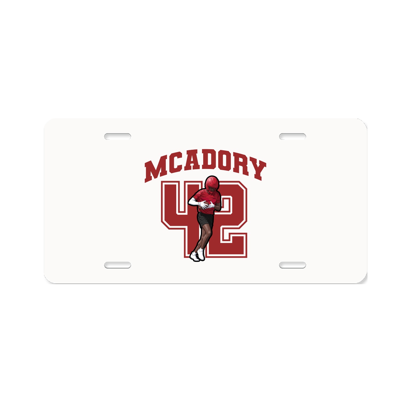 License Plate — Number in Classic