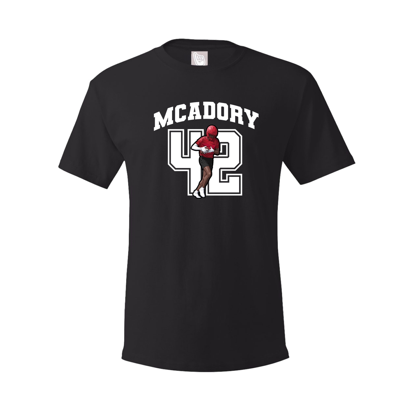 Youth Tee — Number in Black