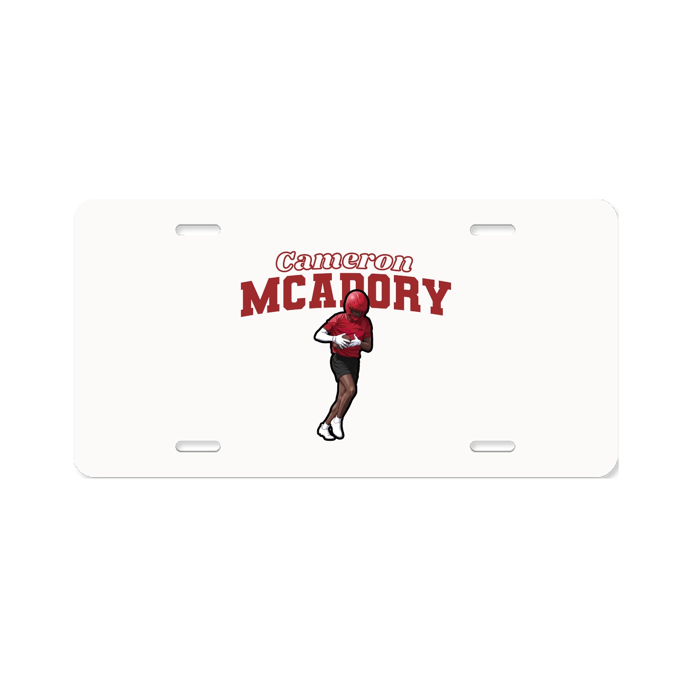 License Plate — Name Arch in Classic