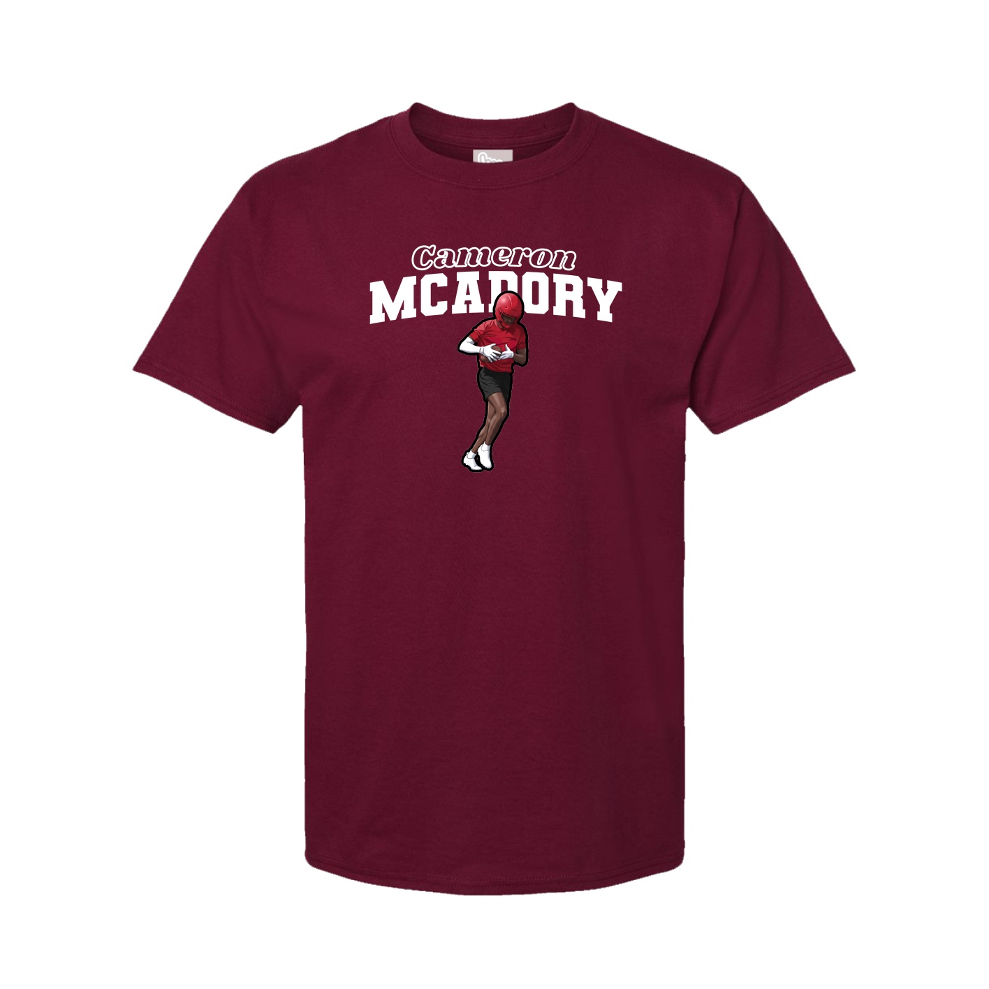 Youth Tee — Name Arch in Cardinal