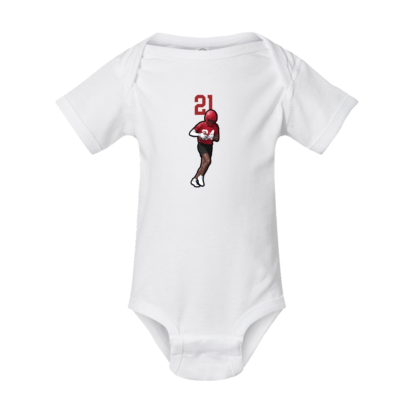 Baby Onesie — Number Top in White