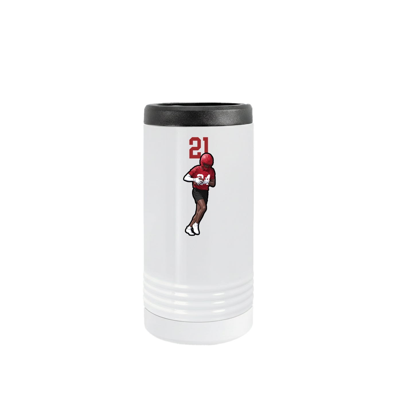 Slim Beverage Holder — Number Top in White
