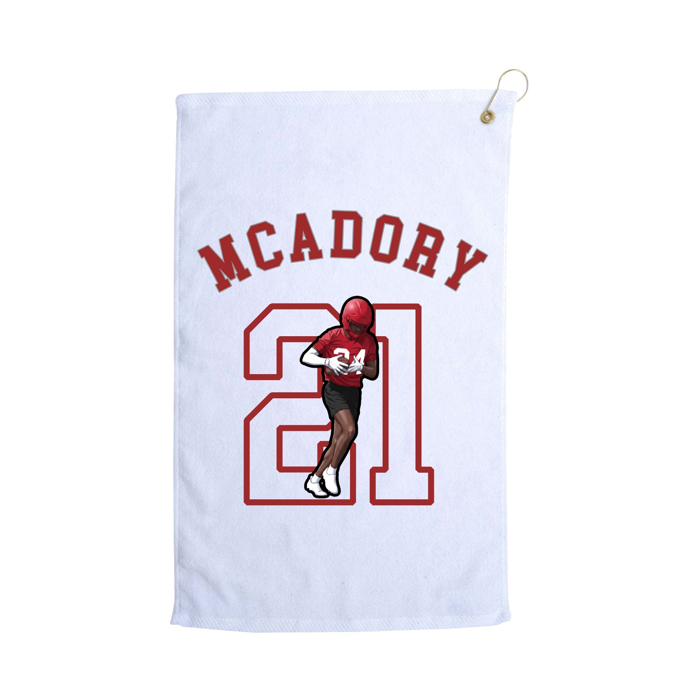 Golf Towel — Shirsey Arch in White