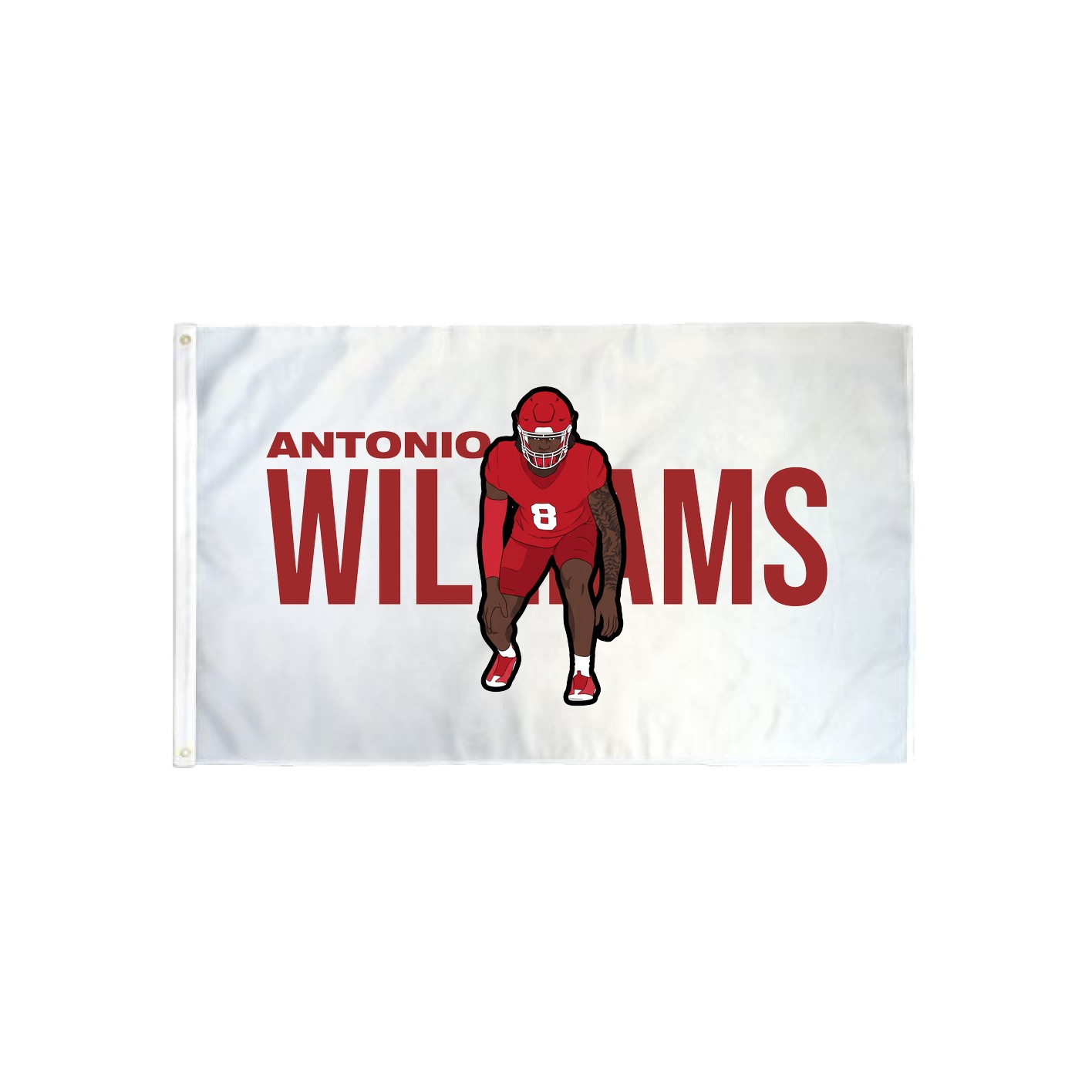 3x5 Flag — Player Name in Classic