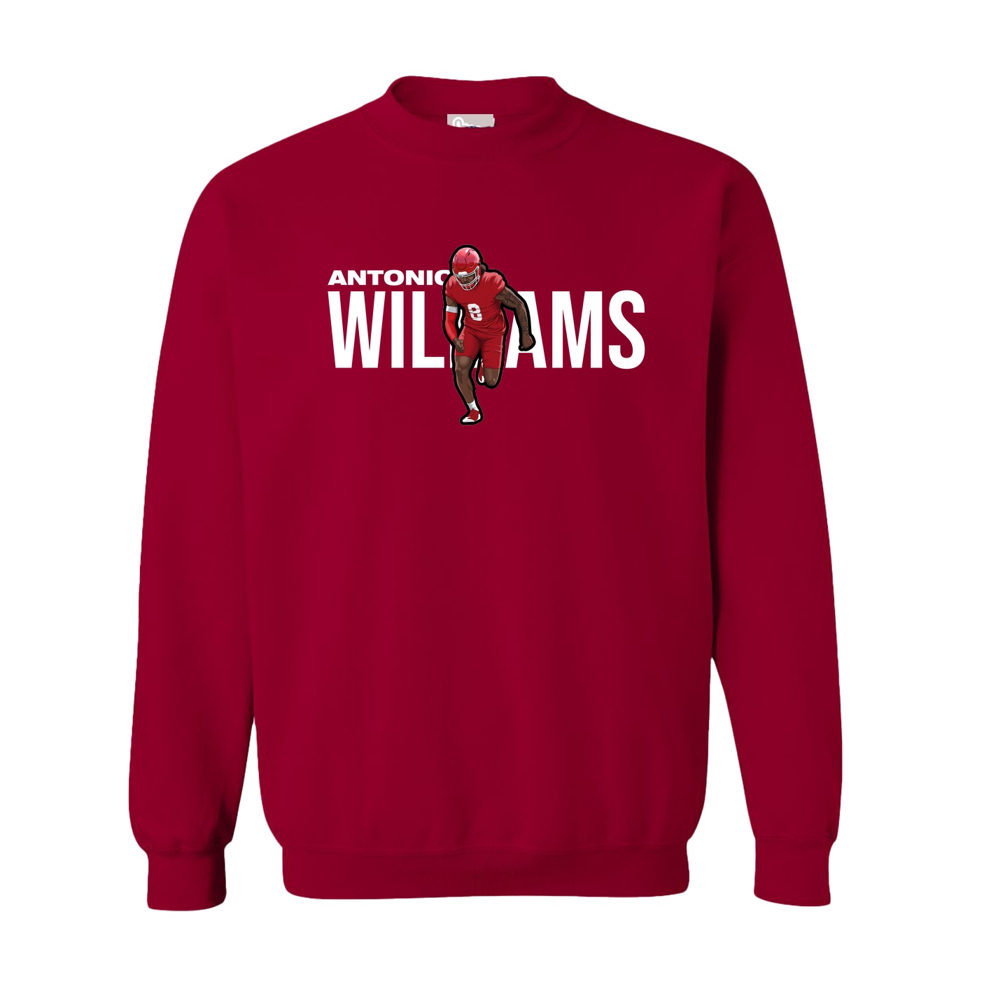 Fleece Crew — Player Name in Cardinal
