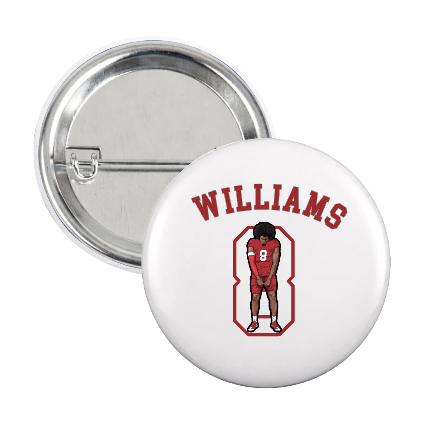 Game Day Button — Shirsey Arch in White