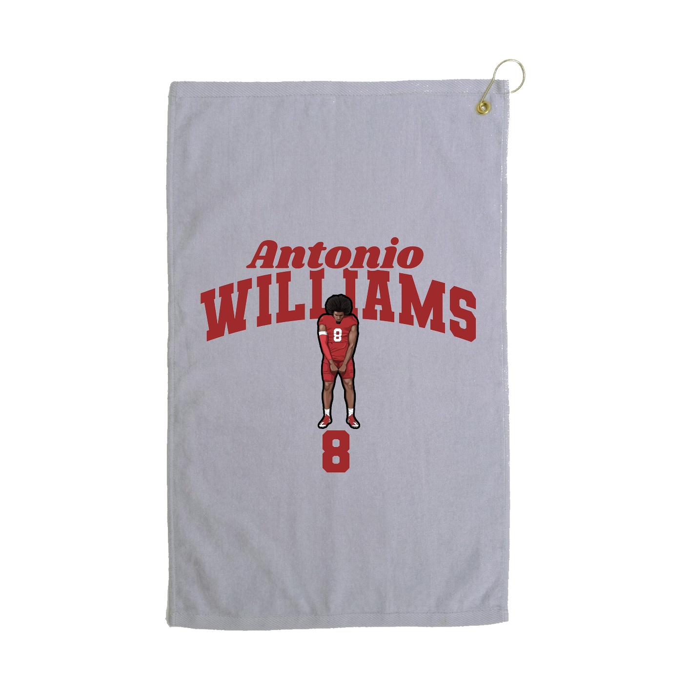 Golf Towel — Signature Arch in Grey