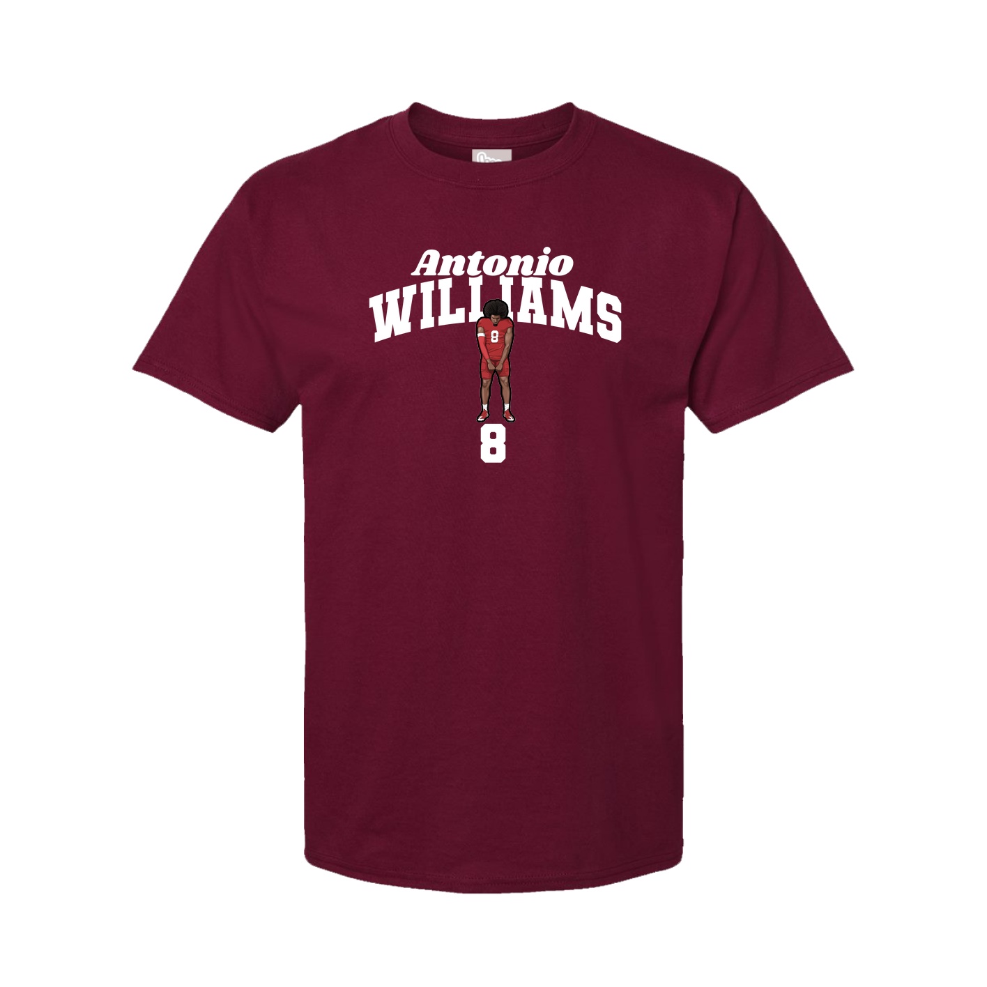 Tee — Signature Arch in Cardinal