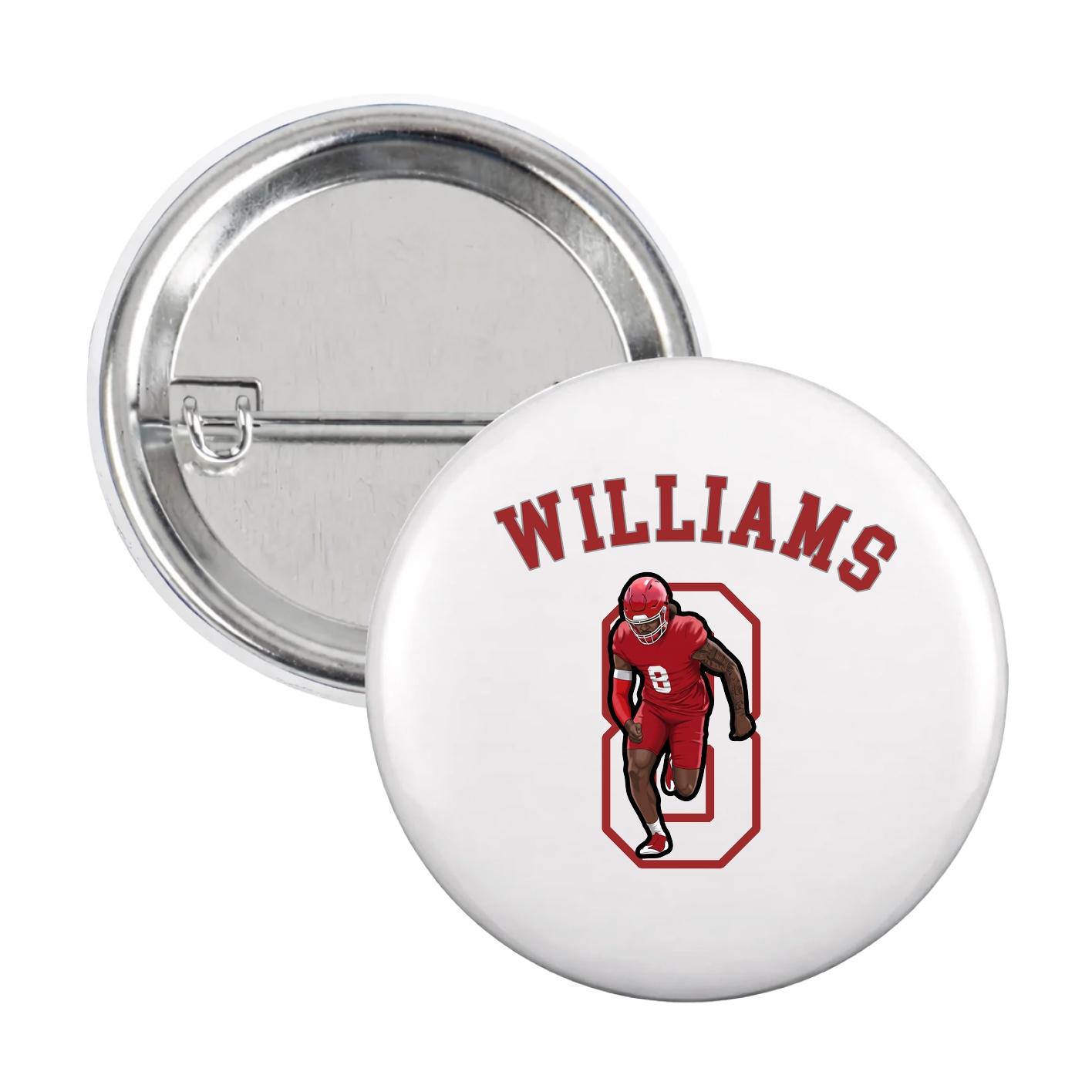 Game Day Button — Shirsey Arch in White