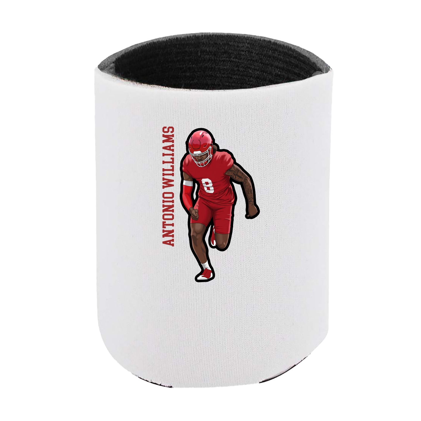 Can Holder — Name Vertical in White