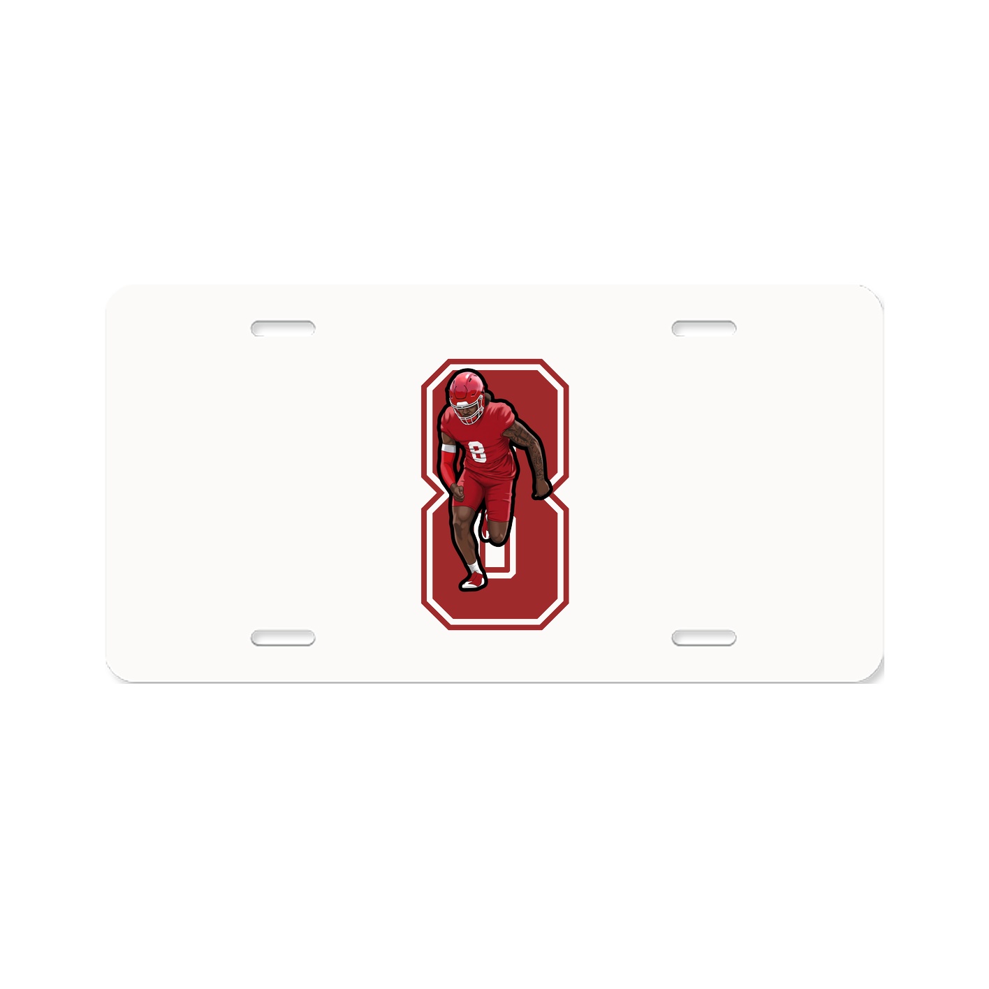 License Plate — Number in Classic