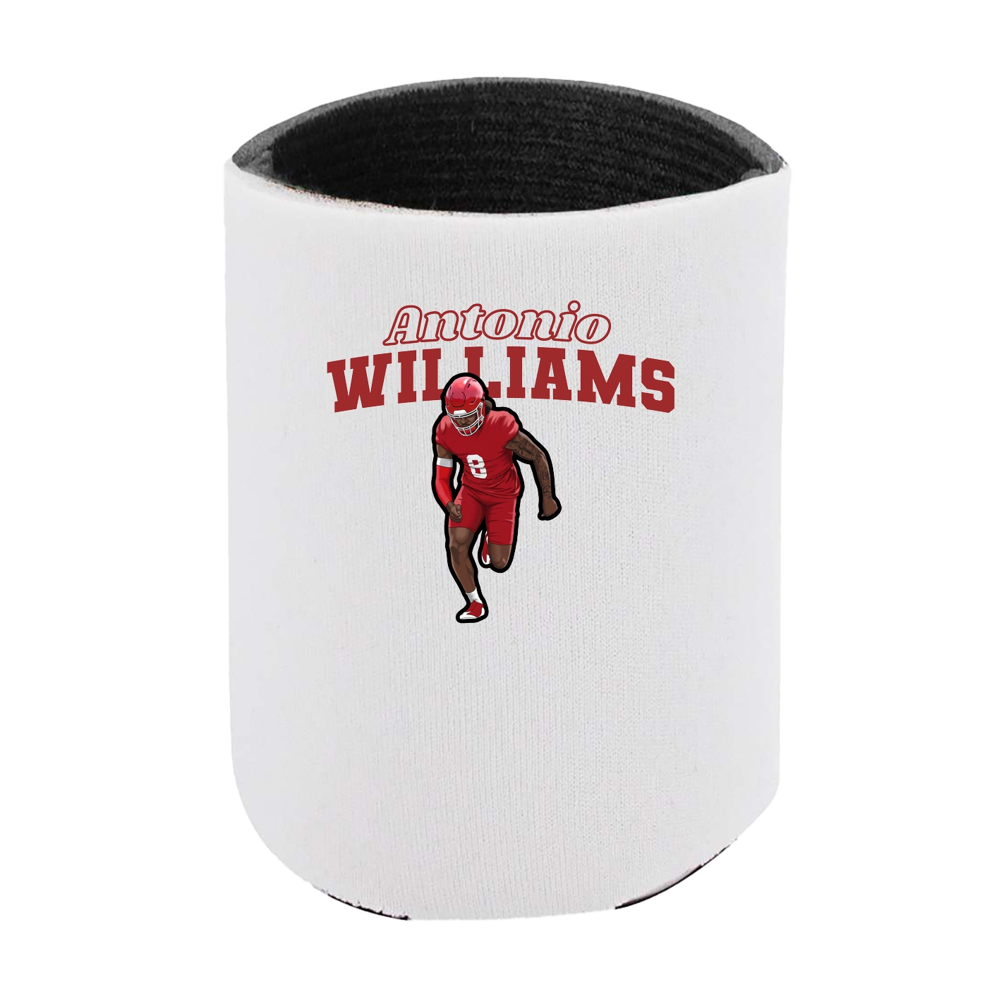 Can Holder — Name Arch in White
