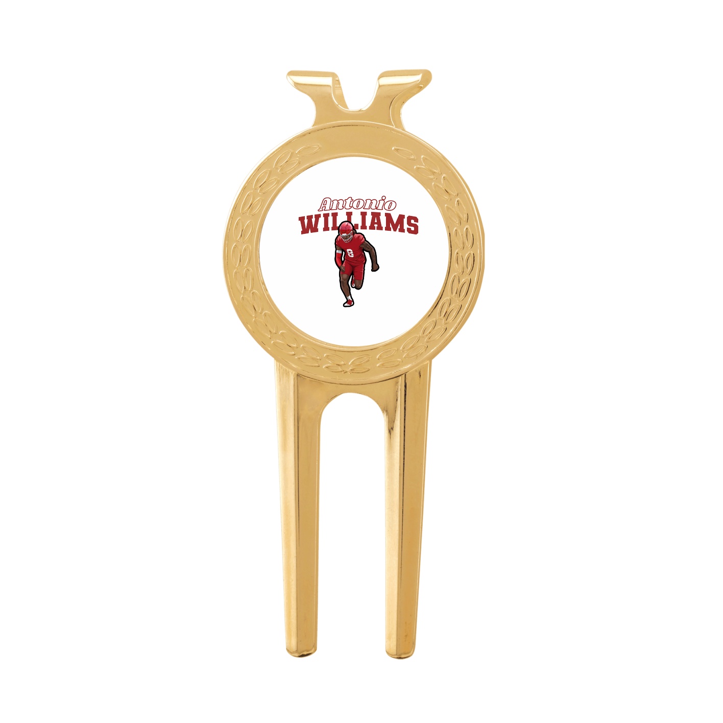Divot Tool with Ball Marker — Name Arch in Classic