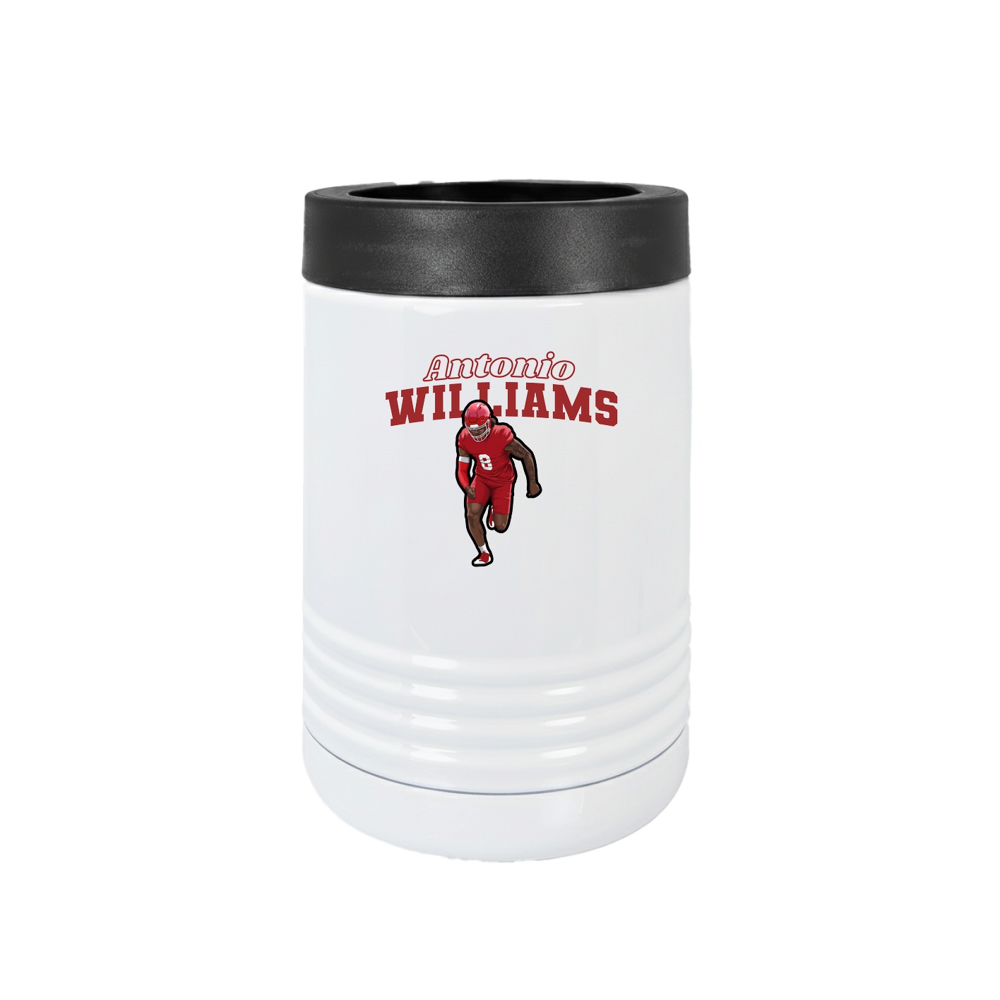 Beverage Holder — Name Arch in White