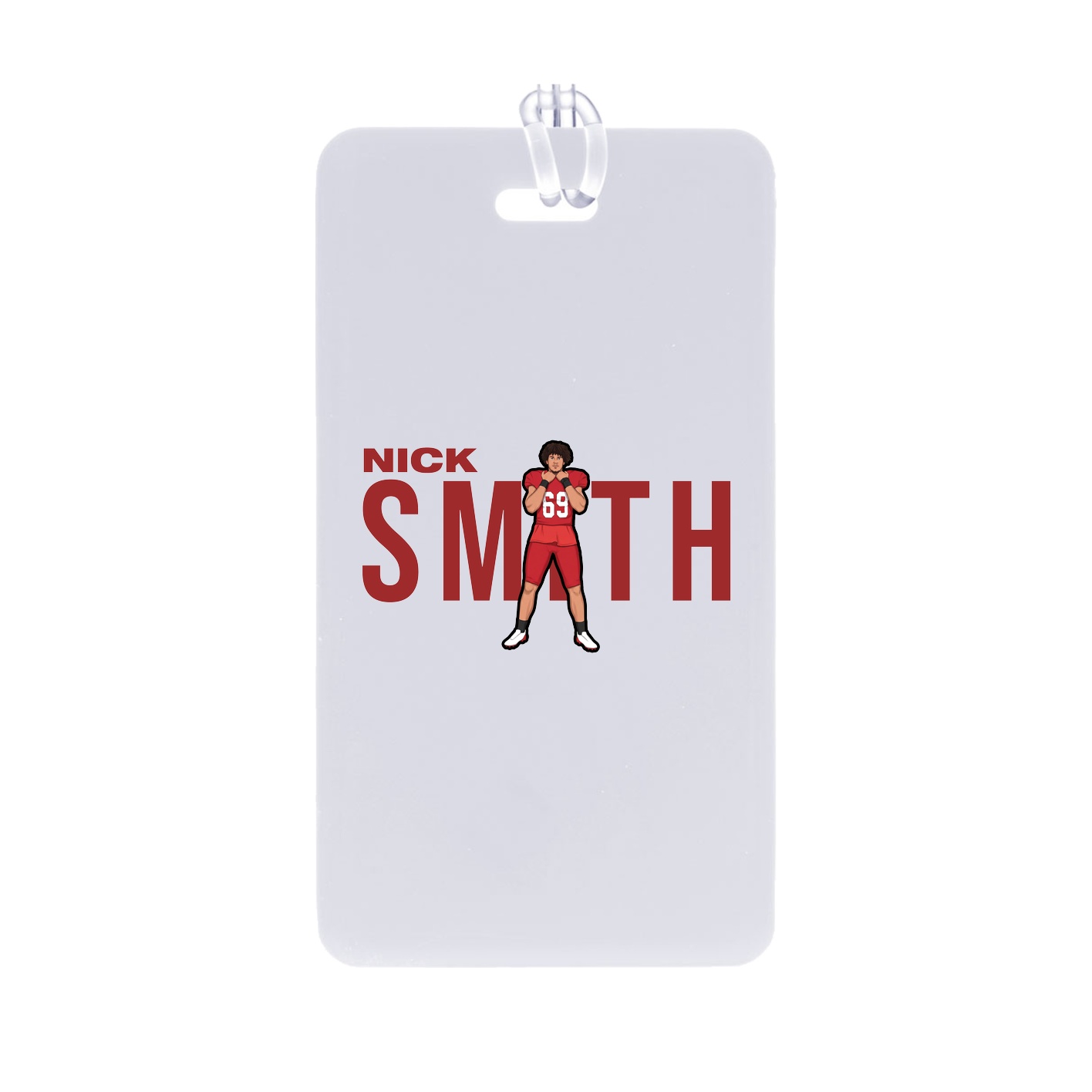 Bag Tag — Player Name in Classic