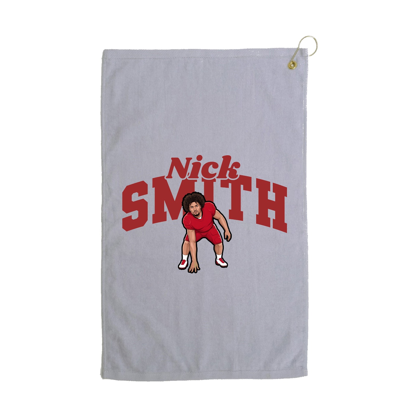 Golf Towel — Signature Arch in Grey