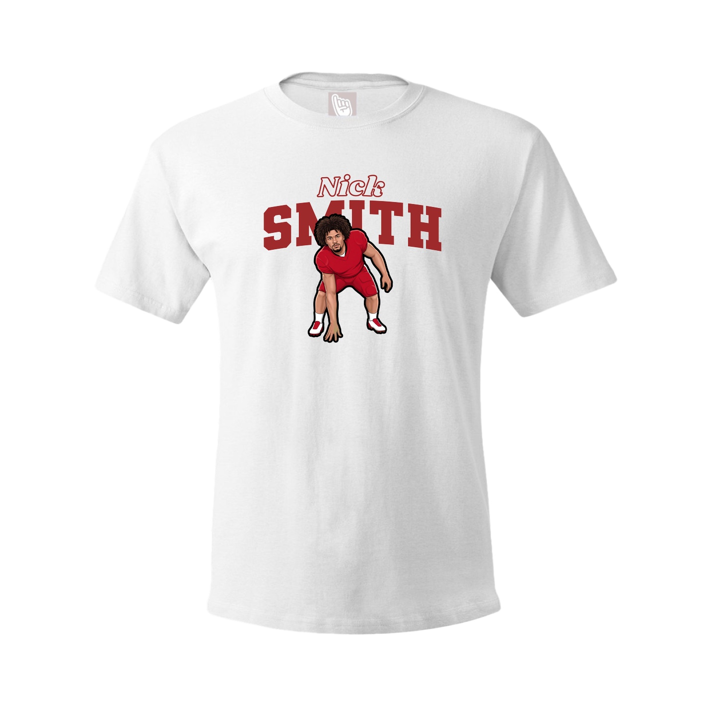 Tee — Name Arch in White